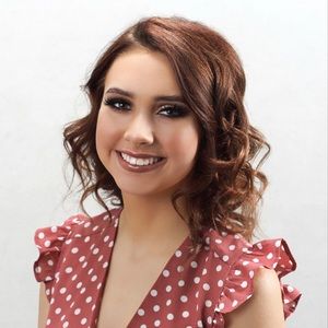 Ruffle Polka Dot Wrap Top